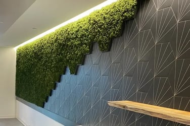 Interior Plant Design San Antonio - Moss Wall